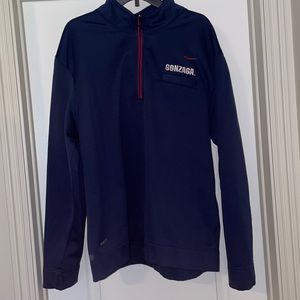 Nike Gonzaga Bulldogs Fleece 1/4 Zip